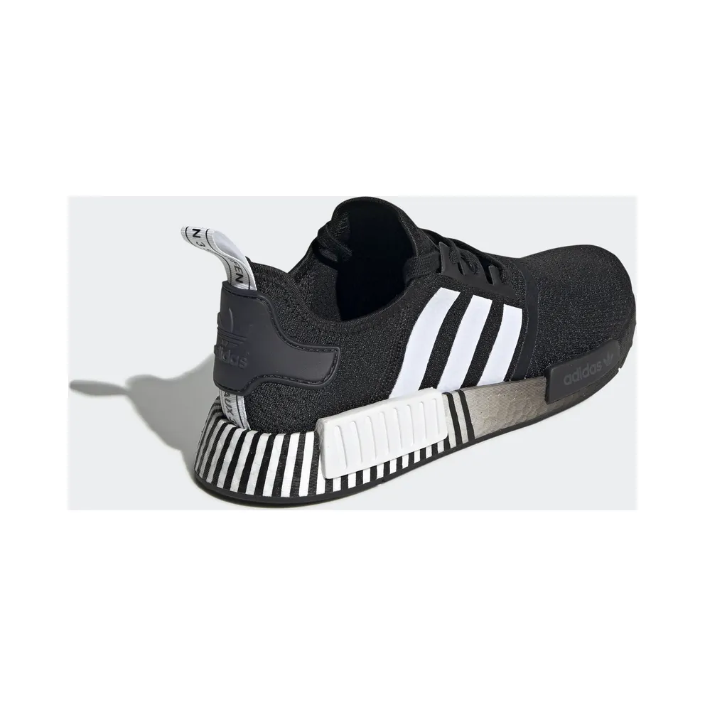 adidas NMD R1 Gradient Monochrome Black White Core Black/Cloud White/Core Black (FV3649)