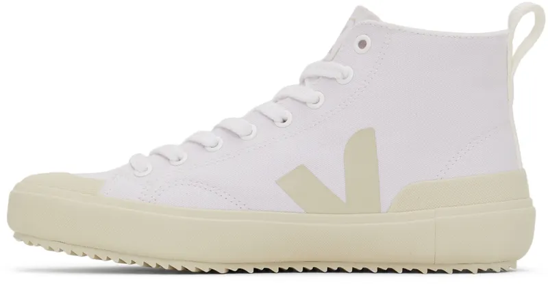 Veja White & Off-White Canvas Nova High-Top (NT0102348)