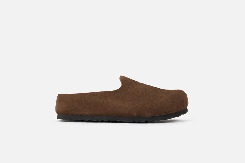Birkenstock Amsterdam Wrapped VL – Regular “Brown” (1032515-CARA)