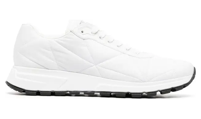 Prada Quilted Nylon Sneakers White (2EE367_3LGO_F0964)
