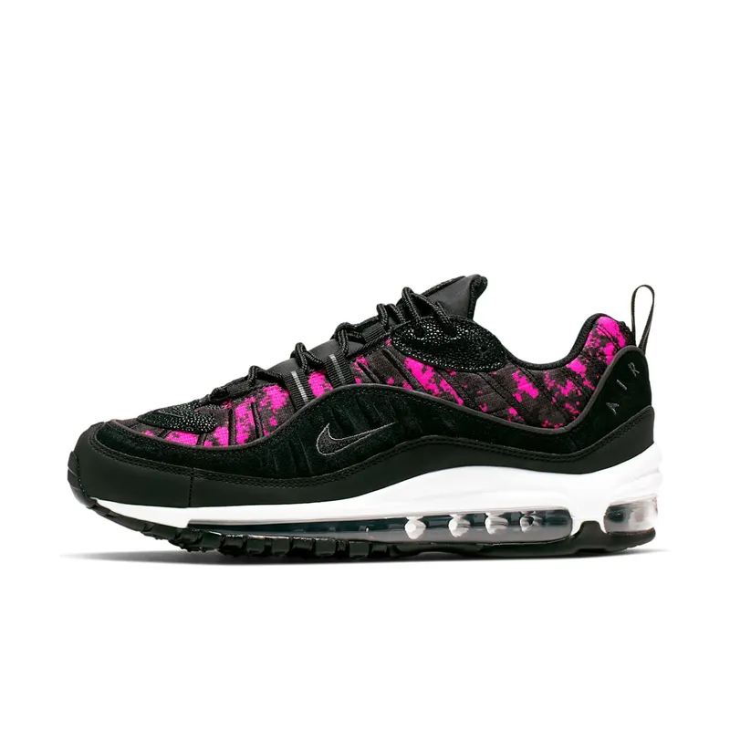 Nike Air Max 98 Pixel Black Hyper Pink (W) Black/Black-Hyper Pink (CI2672-001)