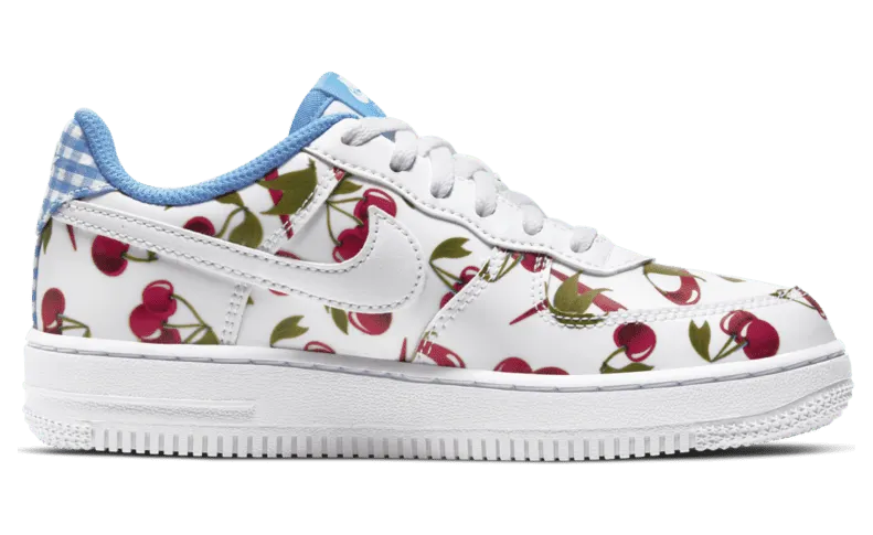 Nike Air Force 1 LV8 PS ‘Cherry Picnic’ White/University Blue/Track Red/White (CJ4118-100)