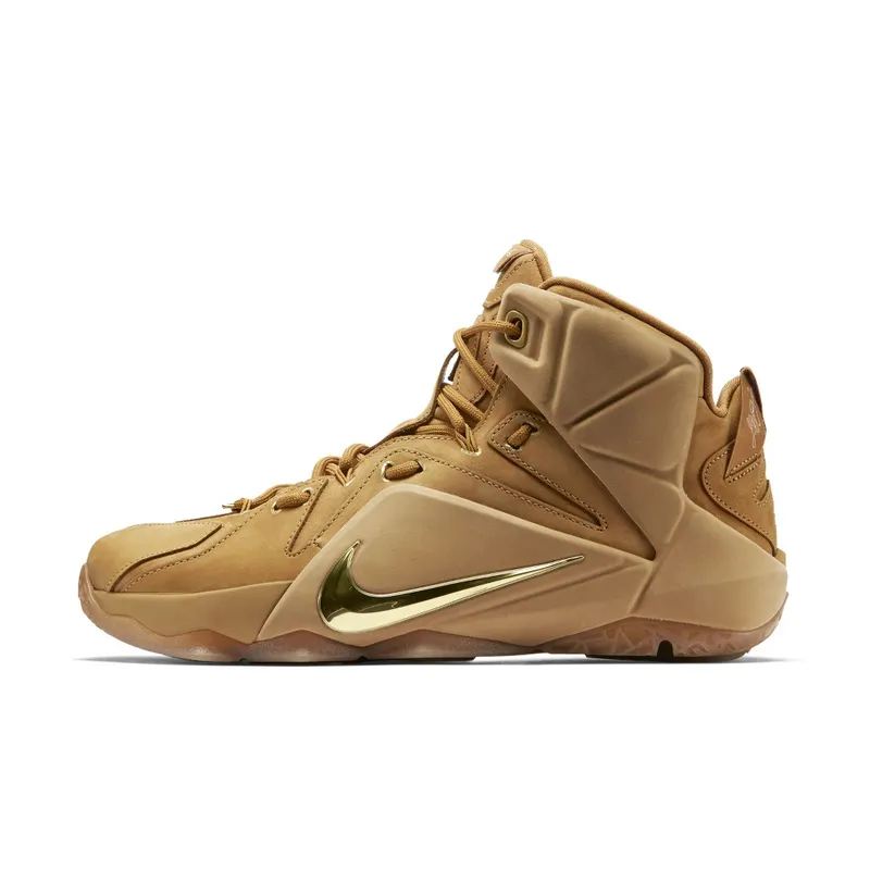 Nike LeBron 12 EXT Wheat Wheat/Metallic Gold (744287-700)