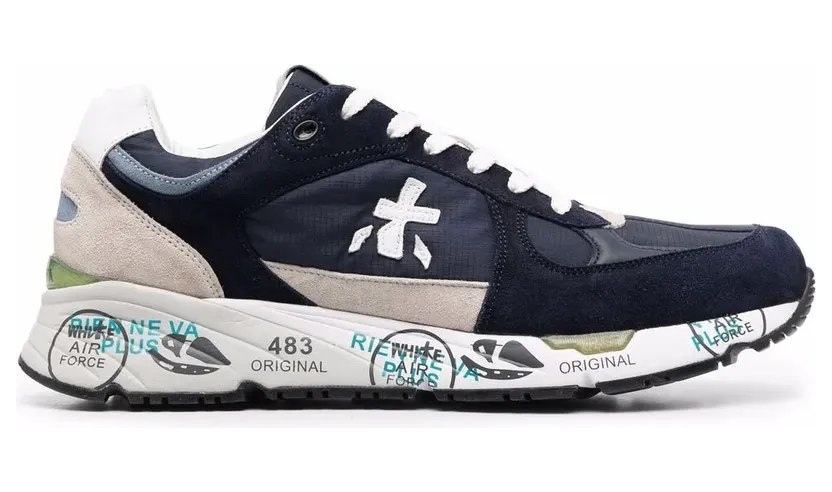 Premiata Mase met vlakken “Blue” (MASE5684)