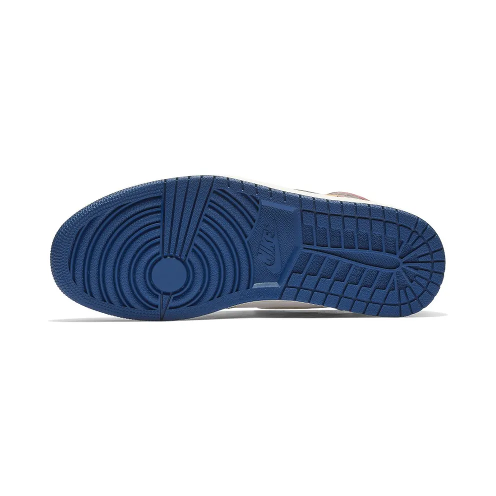 Jordan 1 Retro High Union Los Angeles Blue Toe White/Storm Blue-Varsity Red-Black (BV1300-146)