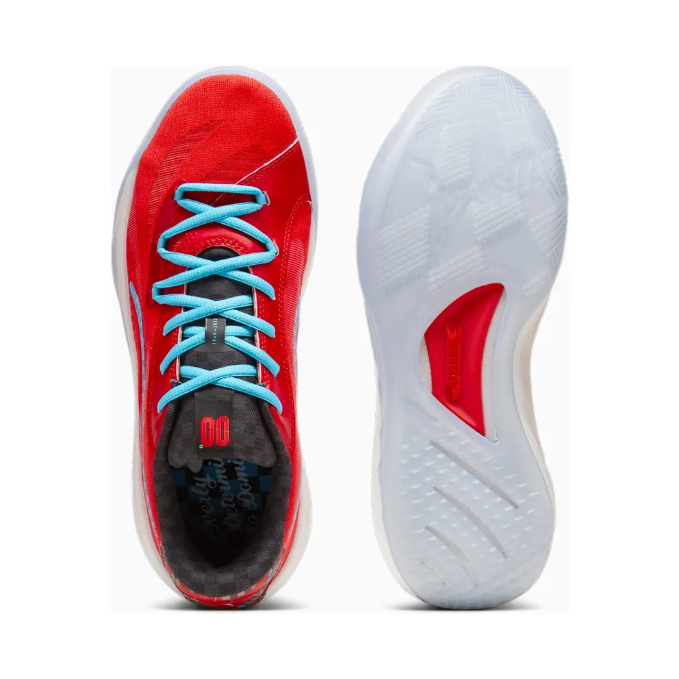 PUMA All-Pro Nitro Scoot For All Time Red/Bright Aqua (379300-01)