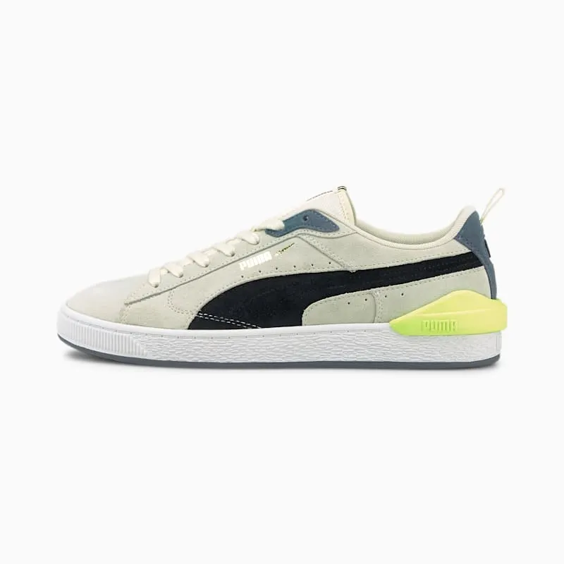 PUMA Suede Bloc Ivory Glow/Black (381183-01)