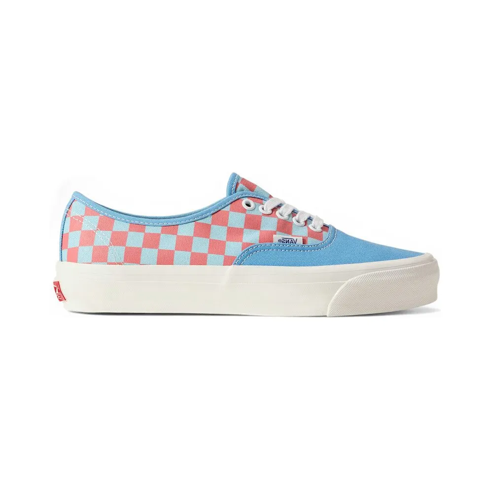 Vans Premium Authentic Heritage Blue Pink Checkerboard (VN000EBNE2W)