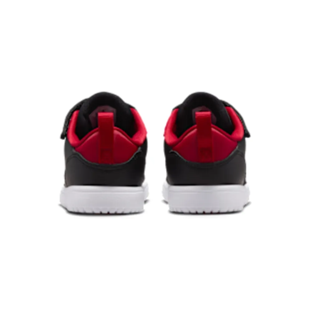 Nike Jordan Court Connect Low “Black / Gym Red / White” (IQ6046-003)