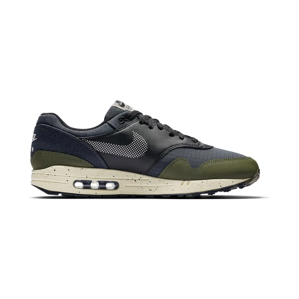 Nike Air Max 1 SE “Medium Olive / Black / Anthracite / Light Cream” (AO1021-200)