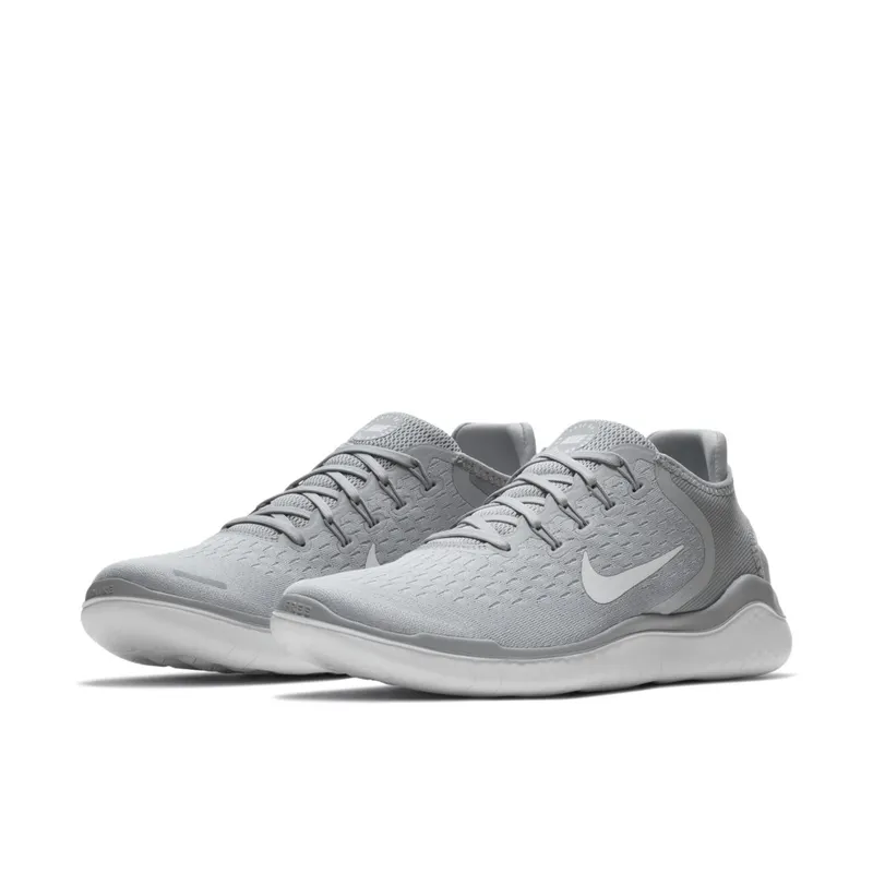 Nike Free RN 2018 Wolf Grey Wolf Grey/White White Volt (942836-003)