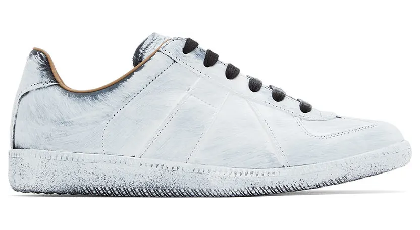 Maison Margiela Off-White Painted Replica Sneakers (S37WS0566 P4128)