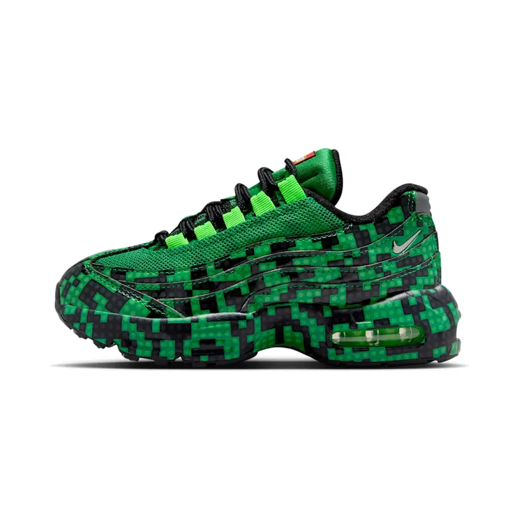 Nike Air Max 95 LEGO Pixel Camo “Lucky Green / Black / Green Strike / Metallic Silver” (IO4800-300)