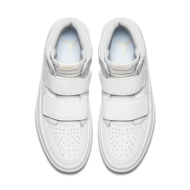 Jordan 1 Retro High Double Strap Summit White Summit White/Light Cream-Summit White (AQ7924-100)