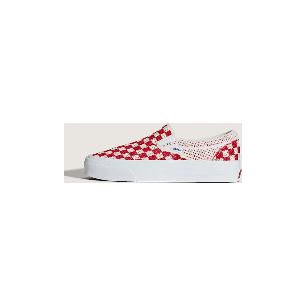 Vans LX Classic Slip-On 98 “EK Checkerboard Red Marshmallow” (VN000EG1CIS)