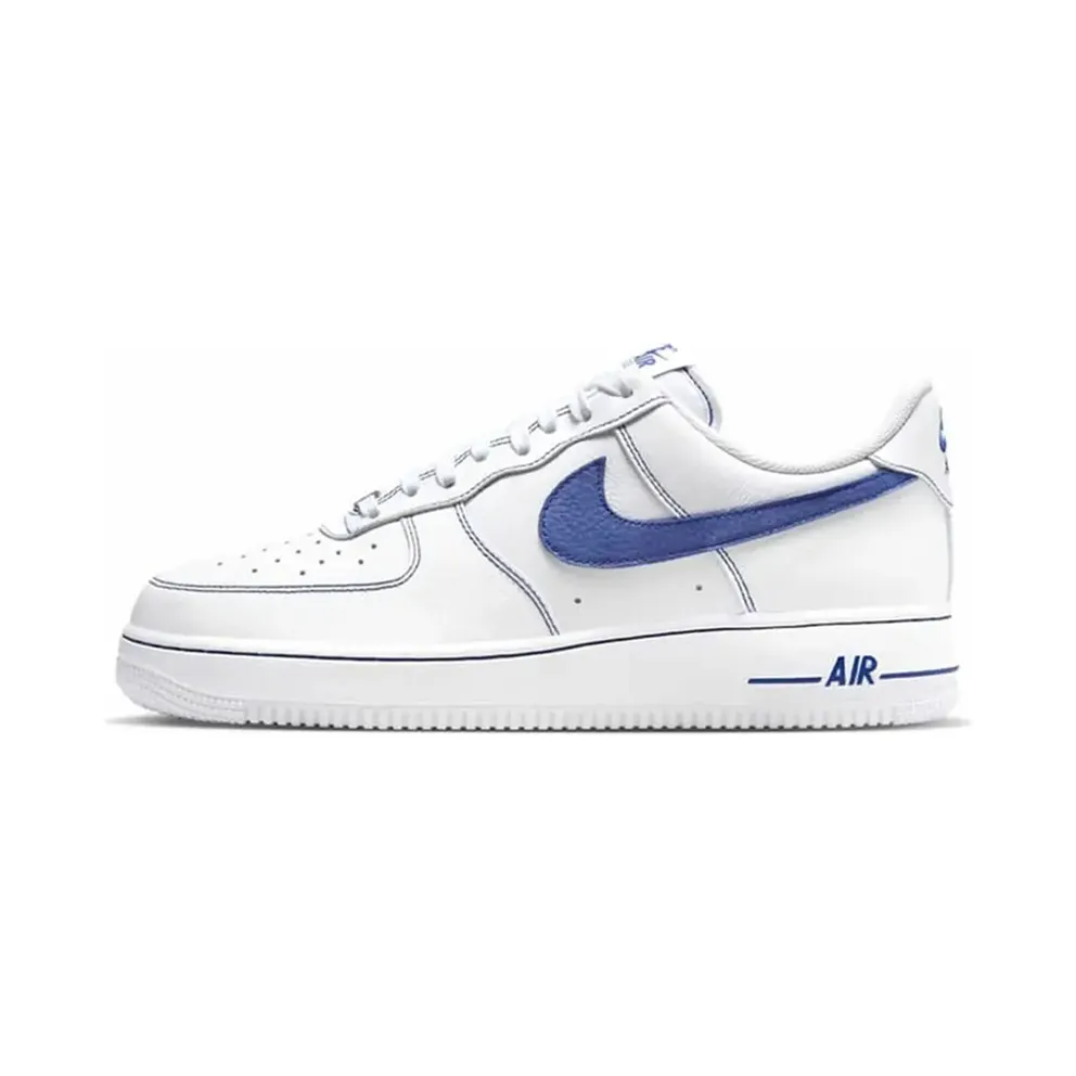 Nike Air Force 1 Low ’07 LV8 White Deep Royal Blue (HQ2037-100)