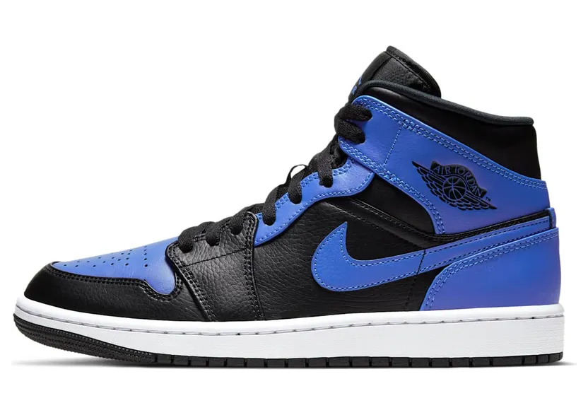 Air Jordan 1 Mid Hyper Royal (554724-077)