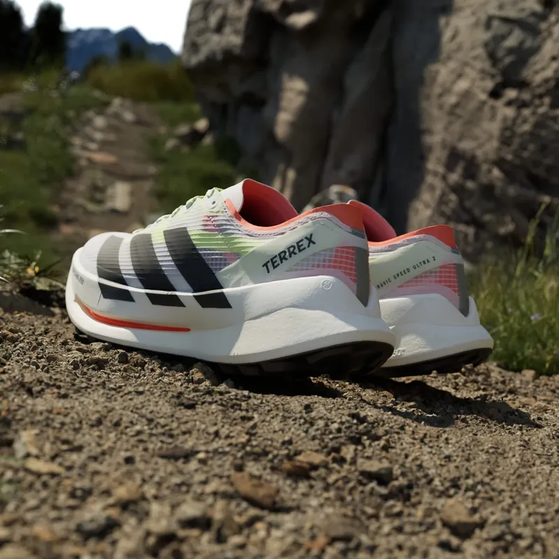 Adidas AGRAVIC SPEED ULTRA 2 – Mannen Cloud White / Core Black / Semi Impact Orange (JS3534)