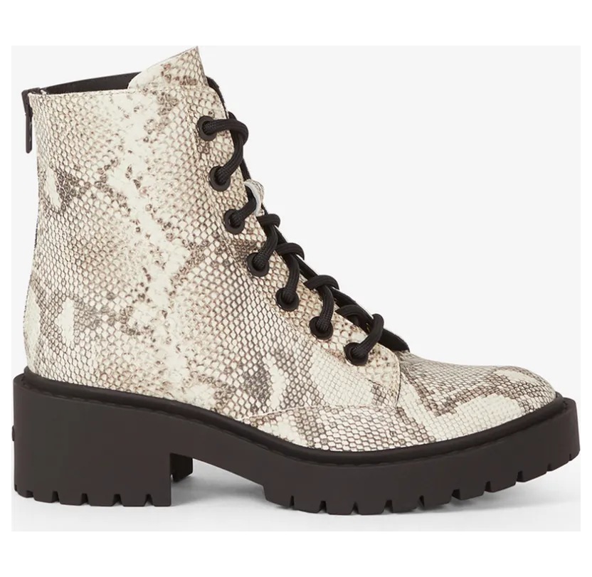 KENZO Bottines à lacets Pike en cuir (FC52BT340L70)