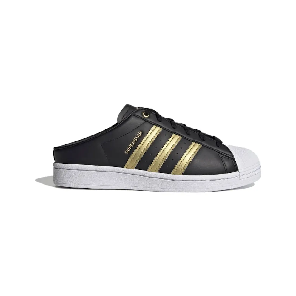 adidas Superstar Mule Black Gold Metallic (W) (FZ2268)