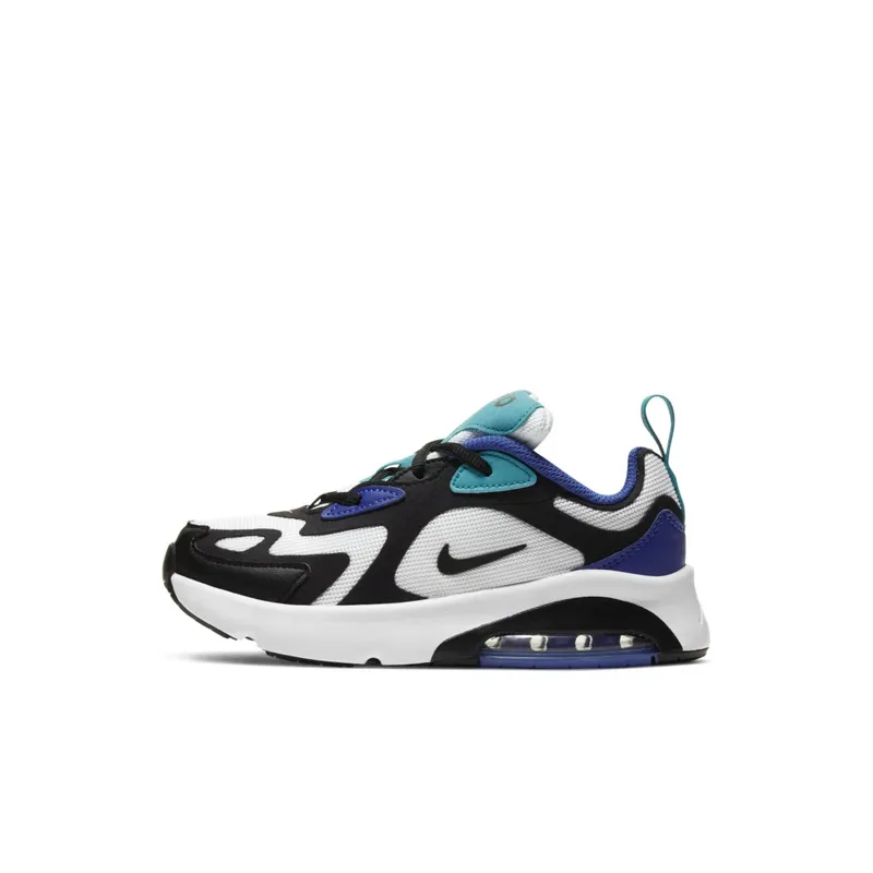 Nike Air Max 200 White Hyper Blue (PS) White/Hyper Blue/Oracle Aqua (AT5628-103)