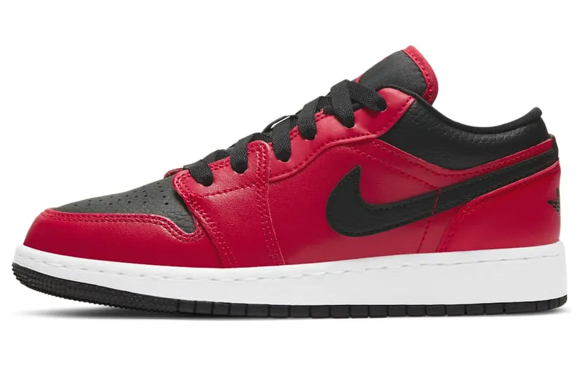 Air Jordan 1 Low (GS) “Gym Red / White / Black” (553560-605)