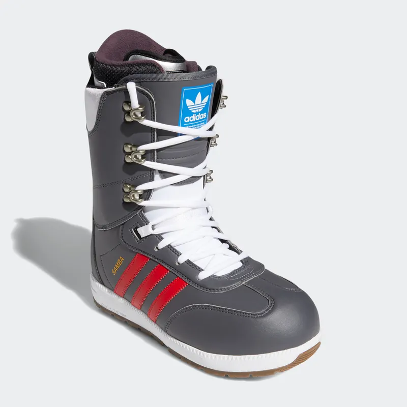 Adidas Samba ADV Boots Grey Five / Scarlet / Gold Metallic (EG9387)