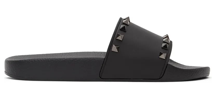 Valentino Garavani Black Rockstud Slides (VY2S0873JGC)