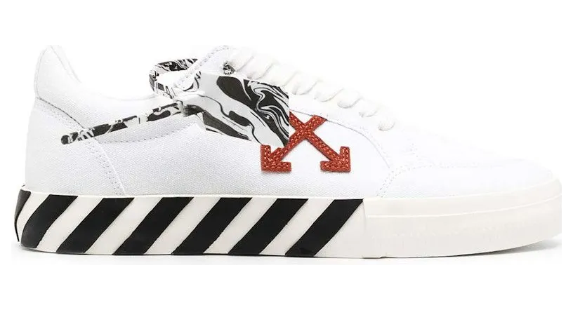 OFF-WHITE Vulc Low White Red Arrow (OMIA085R21FAB0020116)