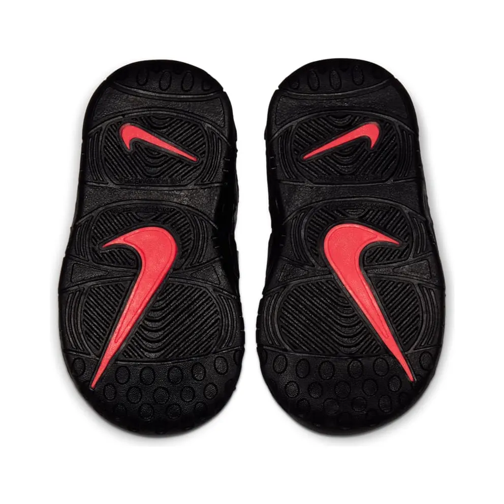 Nike Air More Uptempo 96 Spray Paint (TD) Black/White/Laser Crimson (CK0825-010)