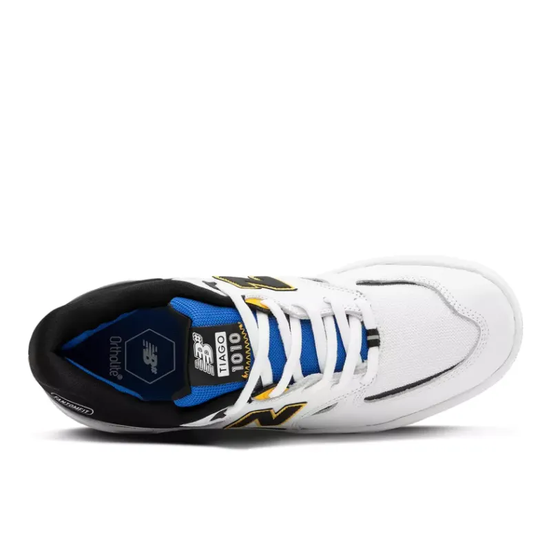New Balance Numeric 1010 White Blue Yellow White/Black (NM1010WT)