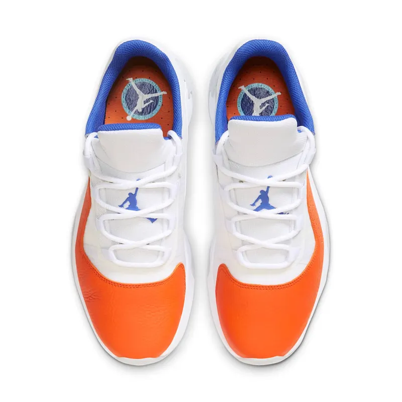 Jordan 11 CMFT Low White Safety Orange Hyper Royal (CW0784-108)
