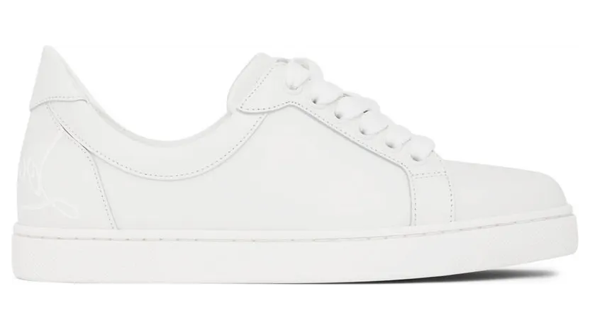 Christian Louboutin White Elo Loubi Flat Sneakers (1220734)