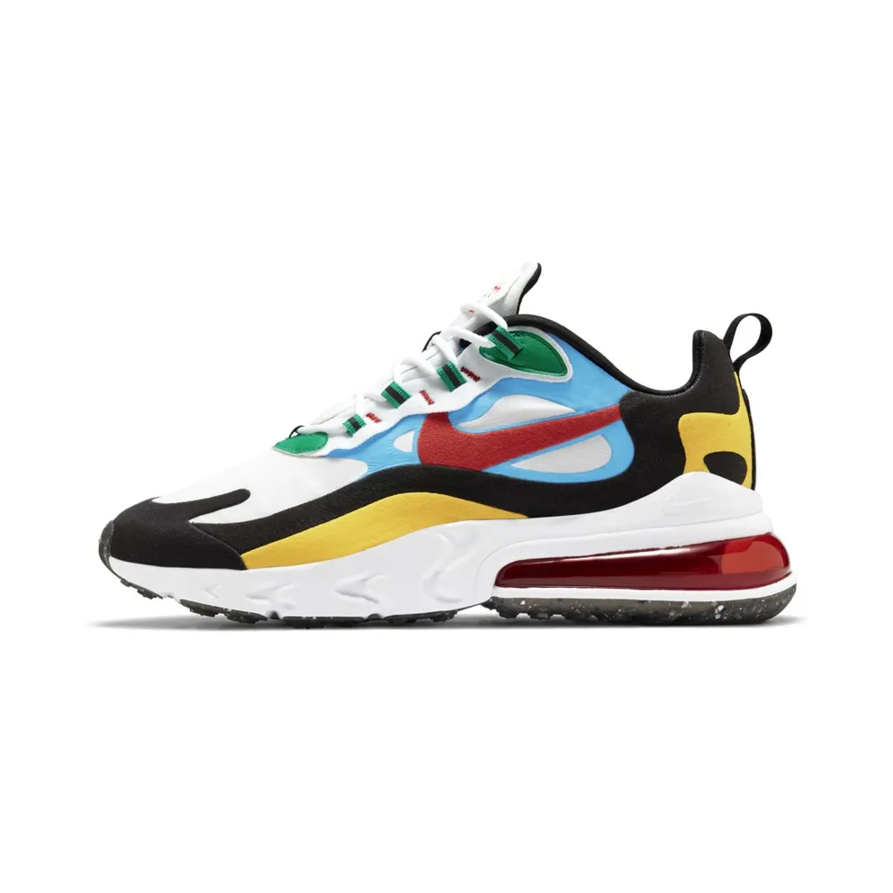 Nike Air Max 270 React Multi-Color White/University Red-White (DA2610-161)