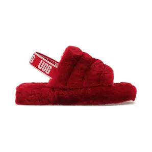 UGG Fluff Yeah Slide Ribbon Red (1098494K-RBRD)