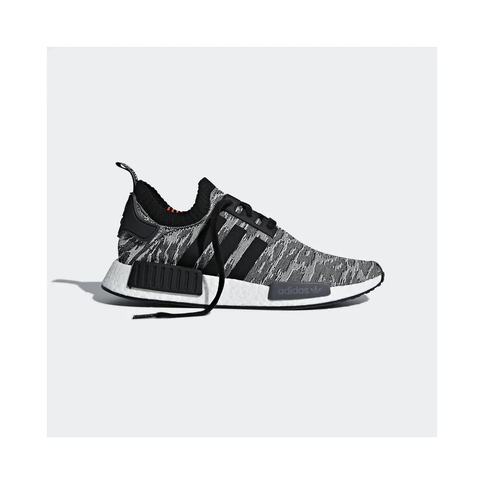 adidas NMD R1 Black Glitch Core Black/Core Black/Solar Red (CQ2444)