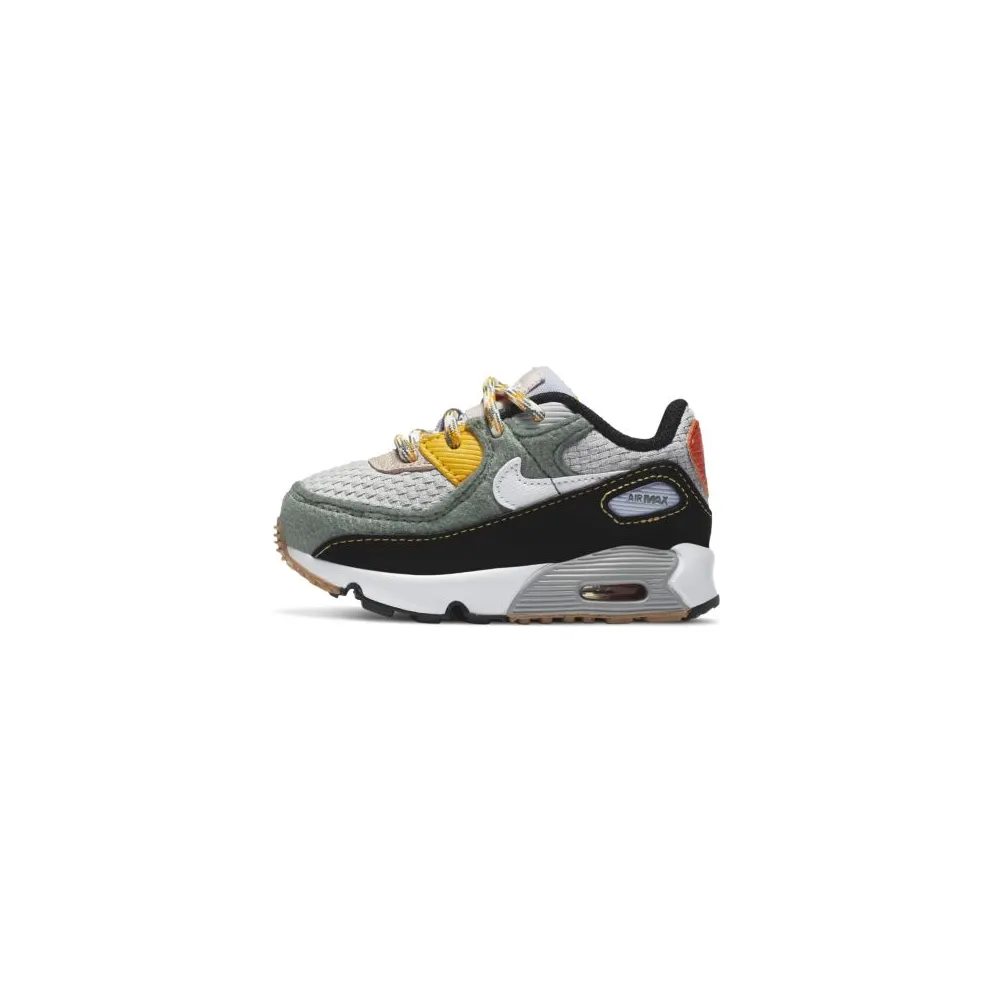 Nike Air Max 90 Buckle Spiral Sage (TD) Spiral Sage/Black-University Gold-White (DC2531-300)
