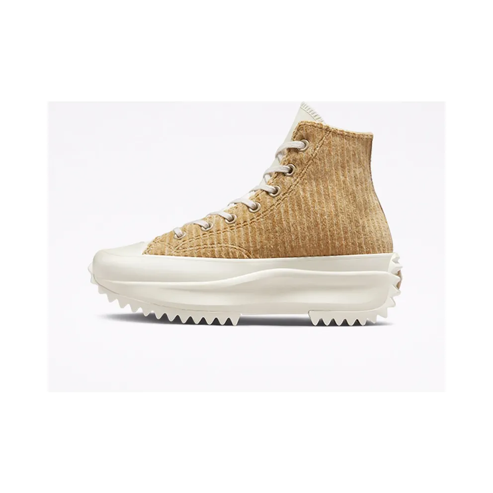 Converse Run Star Hike Platform Striped Knit Nomad Khaki/desert Sand/egret (A03253C)