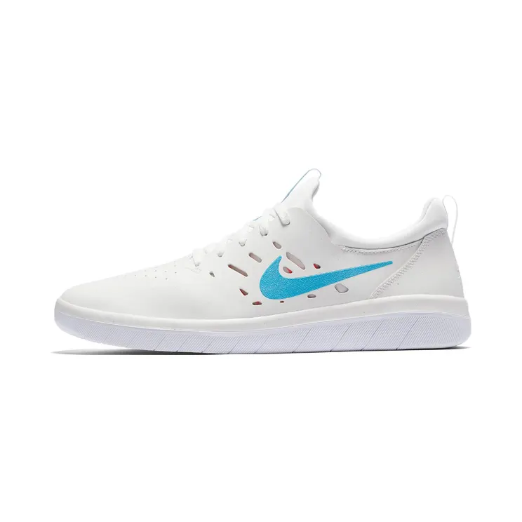 Nike SB Nyjah Free “Summit White / Solar Red / White / Light Blue Fury” (AA4272-101)