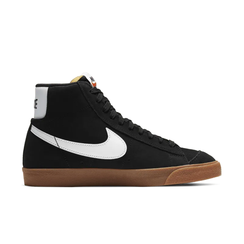 Nike Blazer Mid 77 Black White Gum (W) Black/White-Gum Medium Brown (DB5461-001)