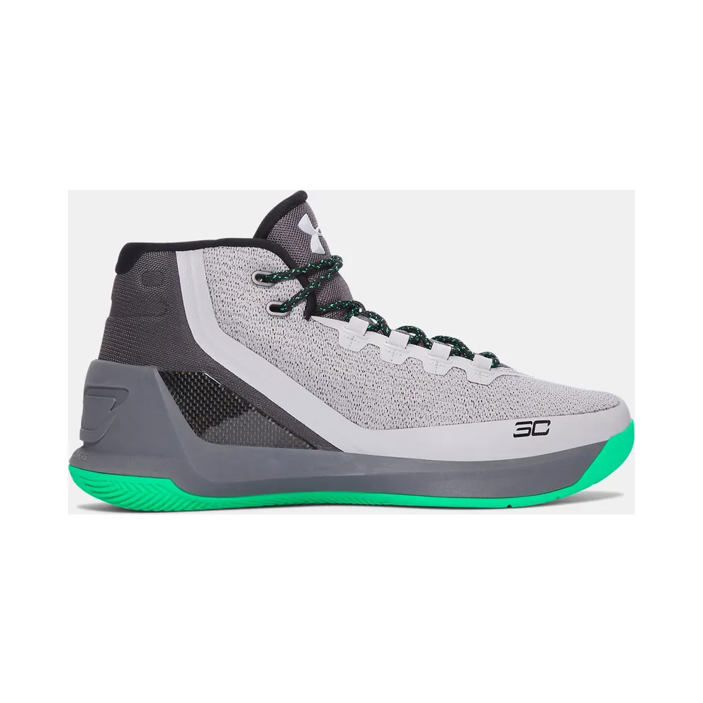 Under Armour Curry 3 Grey Matter Green Grey/Black-Green (1269279-289)