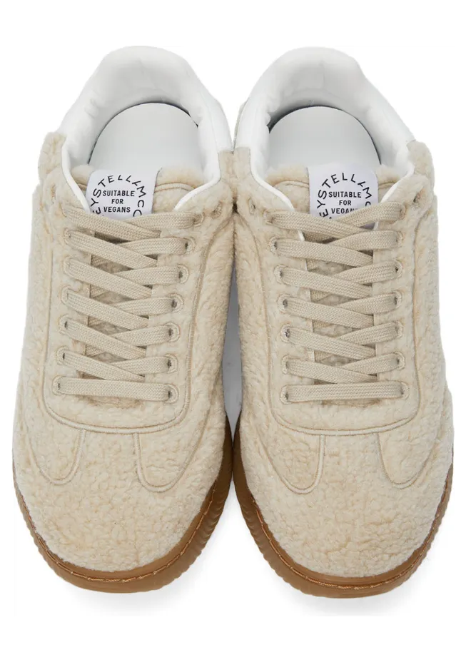 Stella McCartney Alter Curl Shearling Loop Sneakers (800408N0259) (5)