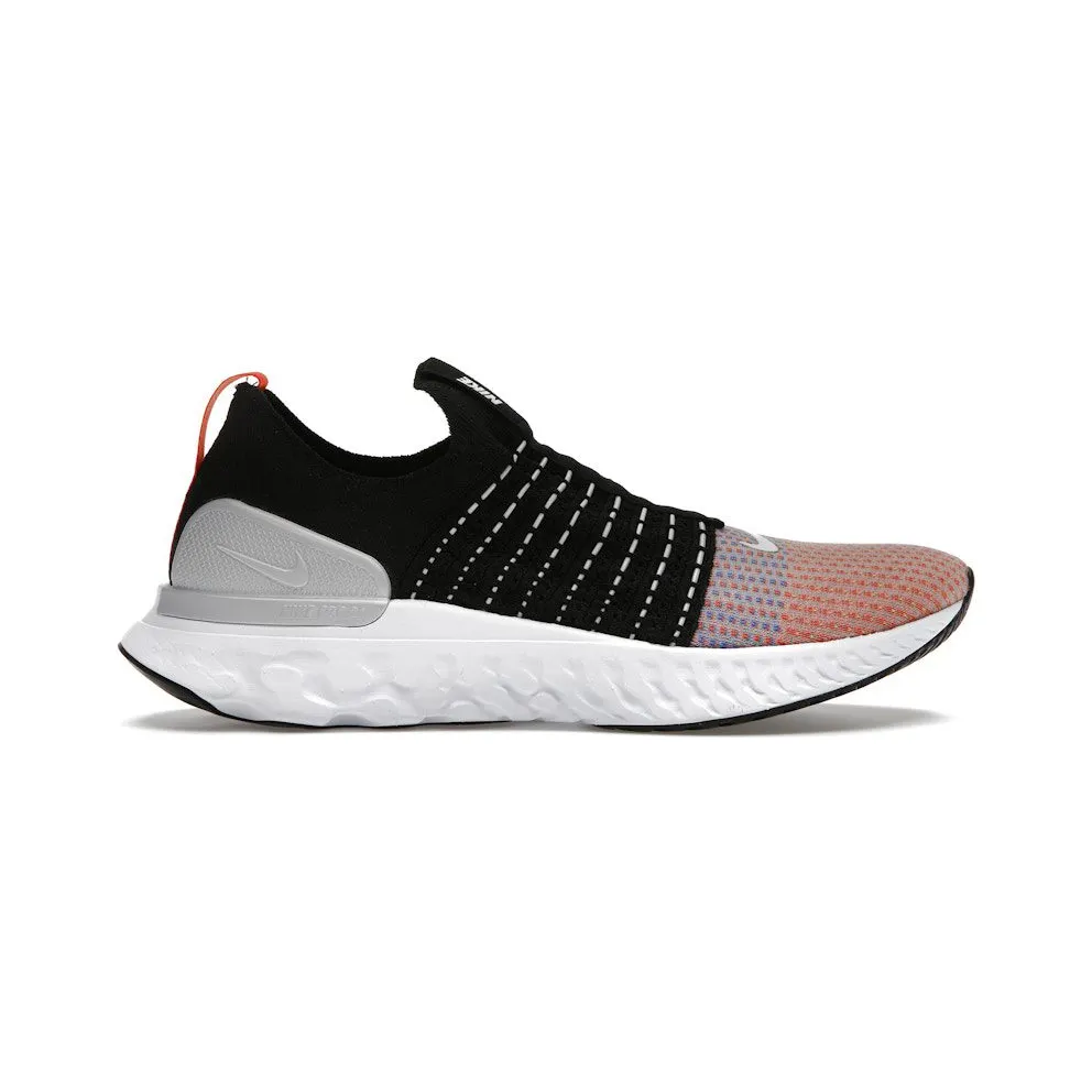 Nike React Phantom Run Flyknit 2 Black Team Orange (DQ7647-001)