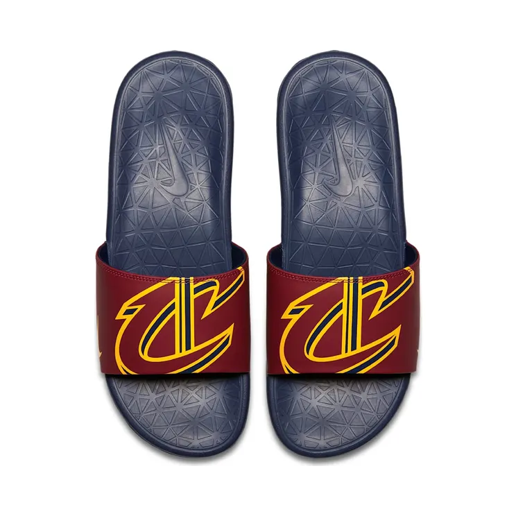 Nike Benassi Solarsoft Nba “Team Red / College Navy / University Gold” (917551-601)
