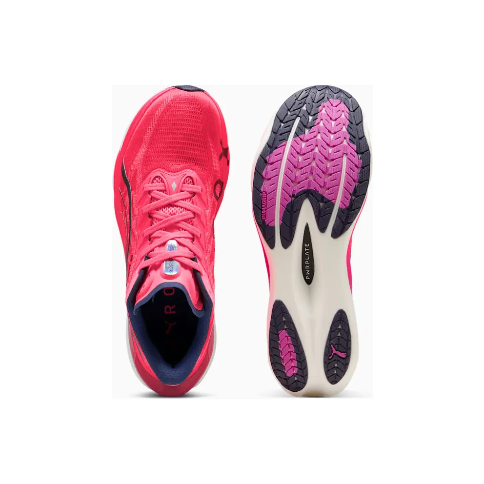 Puma Deviate NITRO 4 PUMA X HYROX White/ Electric Orchid/ Pink (31290601)