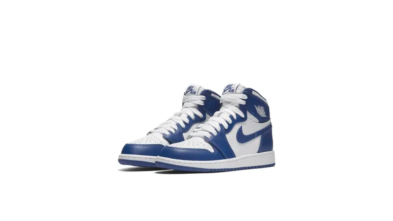 Jordan 1 Retro Storm Blue (GS) Blue/White-Storm Blue (575441-127)