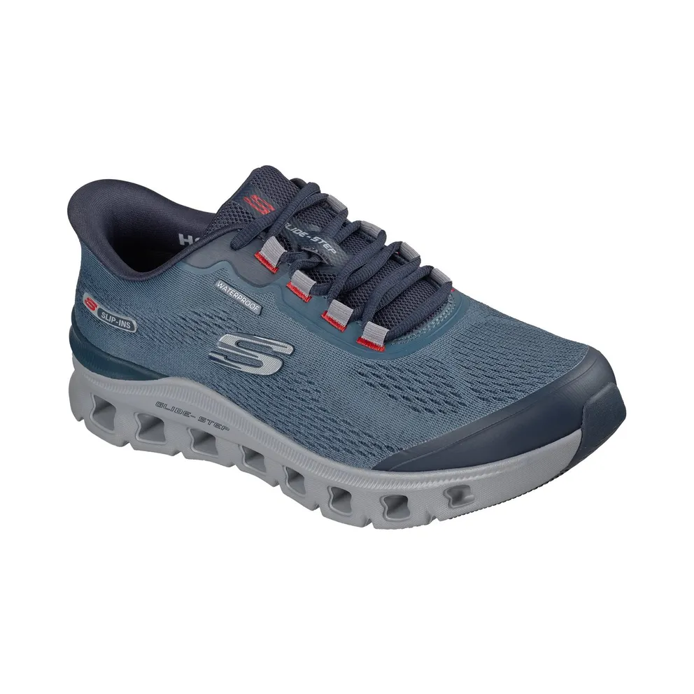 Skechers Slip-ins Waterproof: Glide-Step Pro – ChaChing Sneaker Marine/Grey
