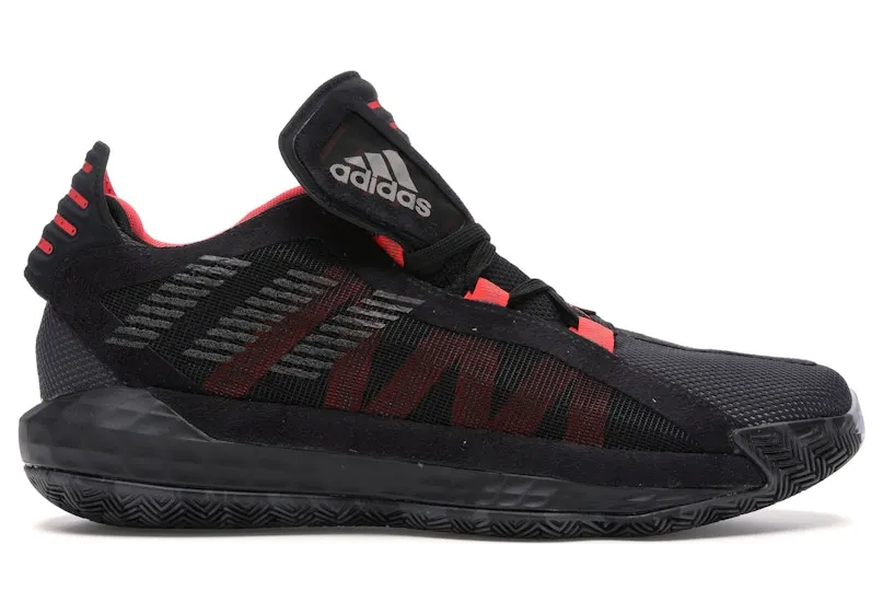 adidas Dame 6 Black Red (EF9866/EF9875)