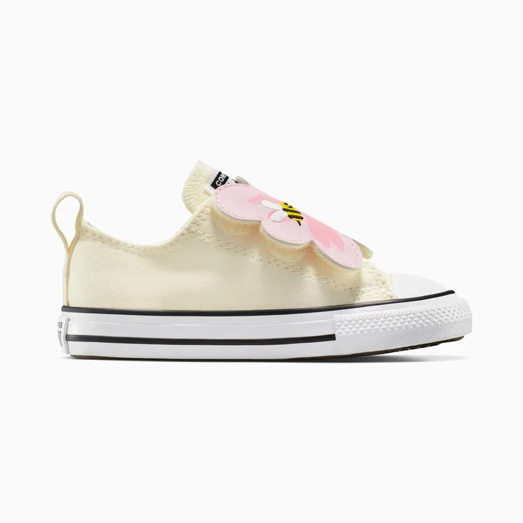 Converse Chuck Taylor All Star One Strap Embroidered Floral Easy On Egret/Lt Jellyfish Jitter (A13452C)