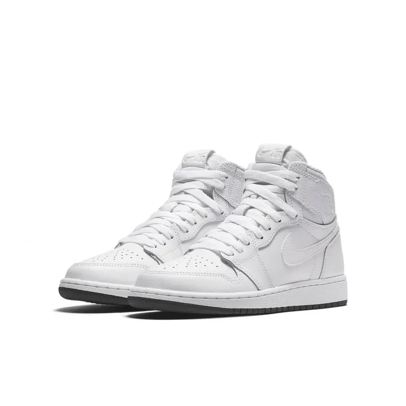 Jordan 1 Retro High Perforated White (GS) White/Black-White (575441-100)